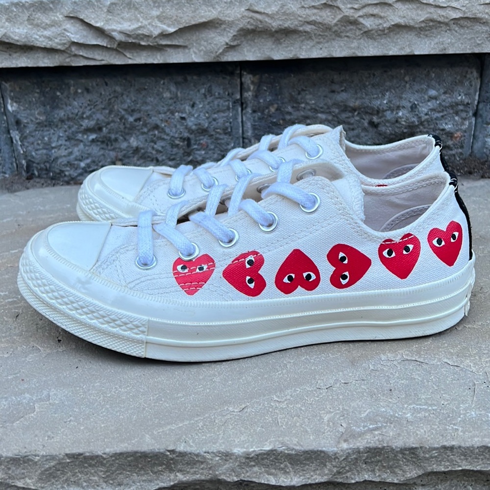 Converse x CDG Chuck Taylor Low Multi Hearts Y4/W6